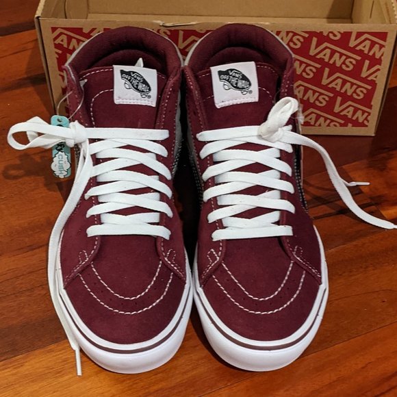 Vans Other - VANS SK8-HI HIGHTOP COMFYCUSH BREATHABLE CANVAS SHOE MENS 7 WOMENS 8 1/2 NWT 💖
